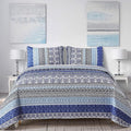 WONGS BEDDING Boho Quilt Set Queen Size, Lightweight Bedspread Coverlet Bedding by WONGSBEDDING