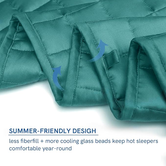 YnM Exclusive Cooling Weighted Blanket, Bed Blanket - Image 4