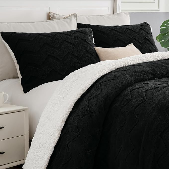 BEDELITE Fluffy Full Size Comforter Set by BEDELITE