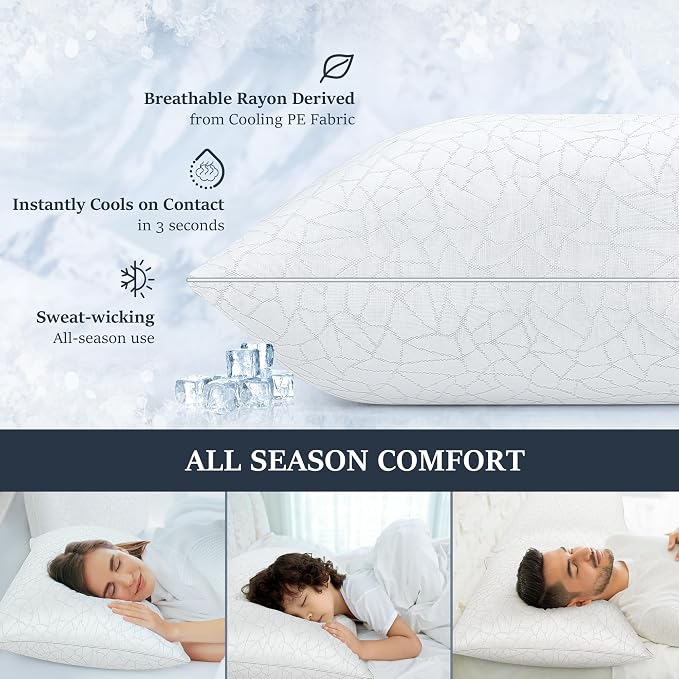 COZSINOOR King Size Bed Pillows - Image 3