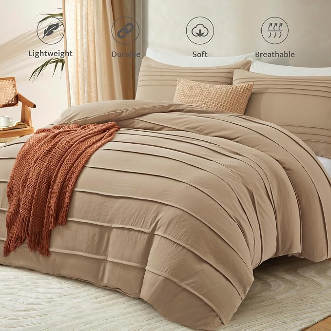 Oli Anderson Khaki Duvet Cover Queen Size - Image 2