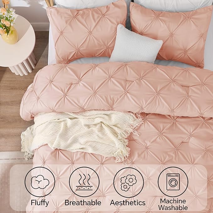 BEDELITE Dusty Pink Comforter Set Full - Image 5