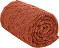 Knitted Weighted Blanket Adult, No Beads Heavy Blanket 60” x 80'' 15lbs by Unknown