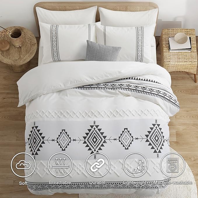 Oli Anderson Boho Duvet Cover Set Twin Size, Durable and Super Soft Duvet Covers - Image 6