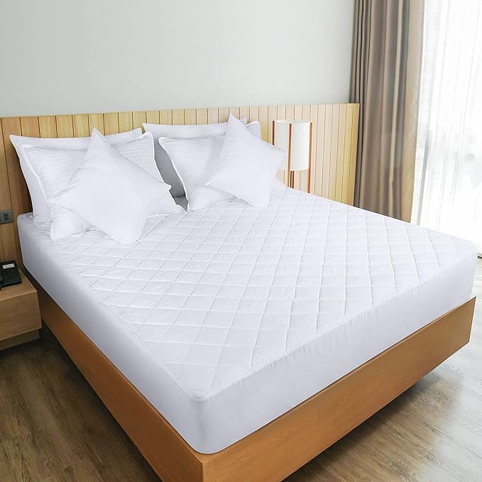 Utopia Bedding Quilted Fitted Mattress Pad, Full XL Size, Elastic Fitted - Image 6