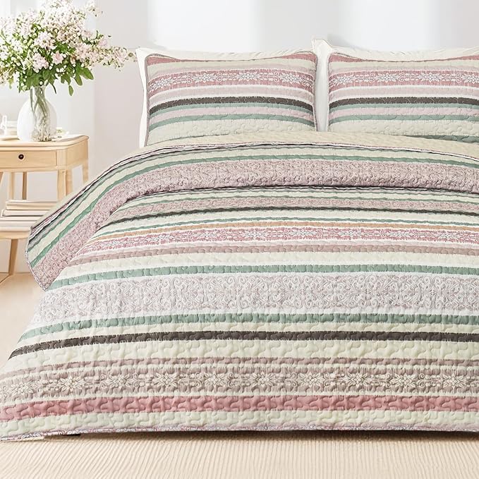 Exclusivo Mezcla Reversible Boho Quilts Queen Size by ExclusivoMezcla