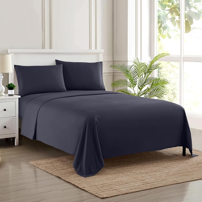 Queen Size Bed Sheets by SweetHomeCollection