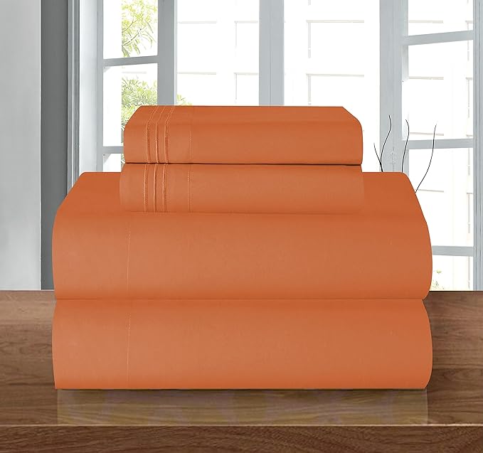 Elegant Comfort Luxury 1500 Premium Hotel Quality Microfiber 4-Piece Sheet Set by ELEGANTCOMFORT