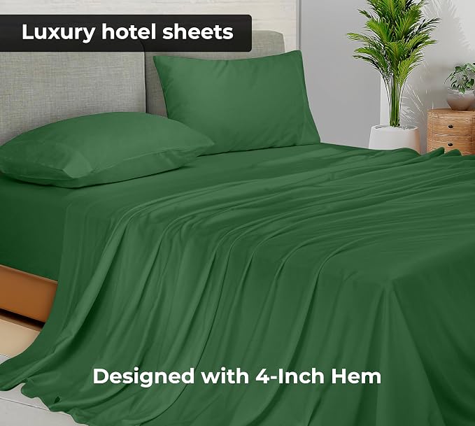 Royale Linens Full Flat Sheet - Image 2