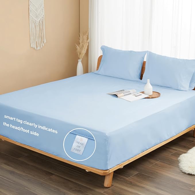 Sunflower California King Fitted Sheet, 1-Piece Deep Pocket Fitted Bottom Sheet - Image 7