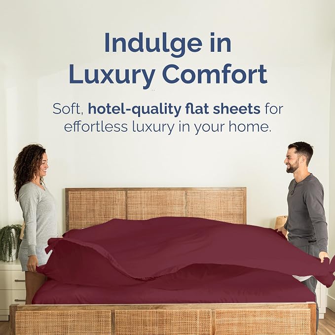 Twin XL Size Flat Sheet - Image 2