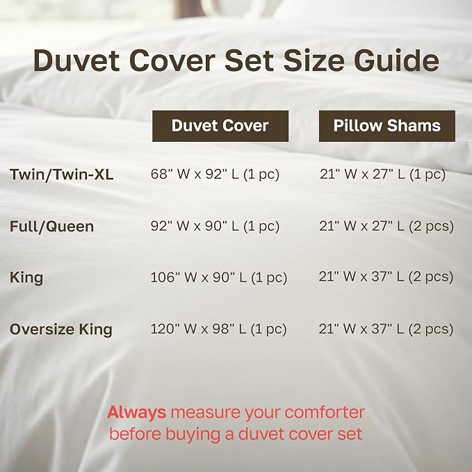 California Design Den 3 Pc Full/Queen Size Duvet Cover Set - Image 7