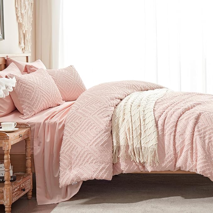 Zzlpp Twin Comforter Set 5 Pieces, All Season Boho Bedding Sets - Image 3
