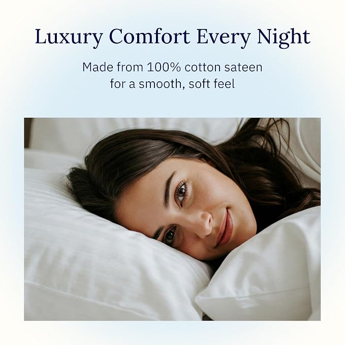 California Design Den Standard Queen Size Pillowcase Set - Image 5