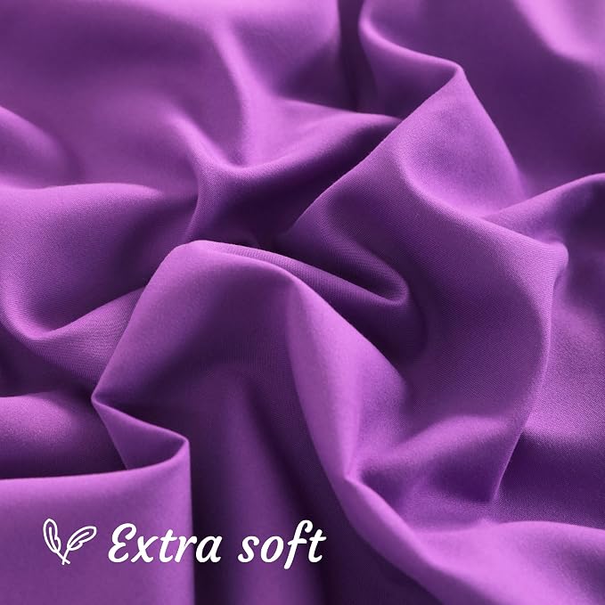 NTBAY Body Pillow Cases Set of 2, 2 Pack Brushed Microfiber Pillow Cases - Image 6