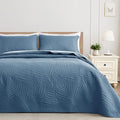 Exclusivo Mezcla King Size Quilt Bedding Set, Lightweight Bluish Grey Quilts by ExclusivoMezcla
