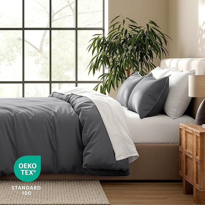Bare Home Bedding Duvet Cover Oversized Queen Size - Image 5