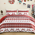 Exclusivo Mezcla Reversible Christmas Quilts Twin Size by ExclusivoMezcla