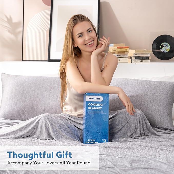HOMFINE Cooling Blankets for Hot Sleepers - Image 7