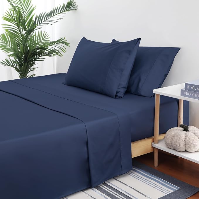 Flat Sheet Only 2 Pack, King Size 400 Thread Count 100% Egyptian Cotton Flat - Image 6