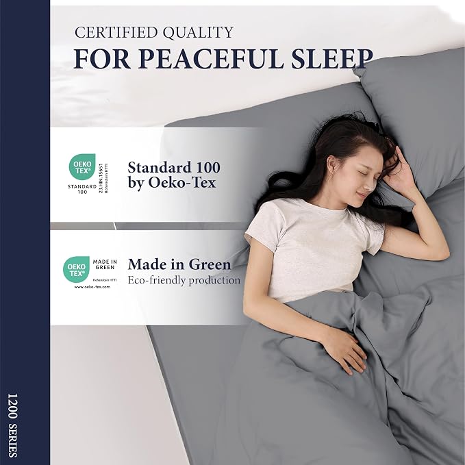100% Egyptian Cotton King Size Sheets Set - Image 6