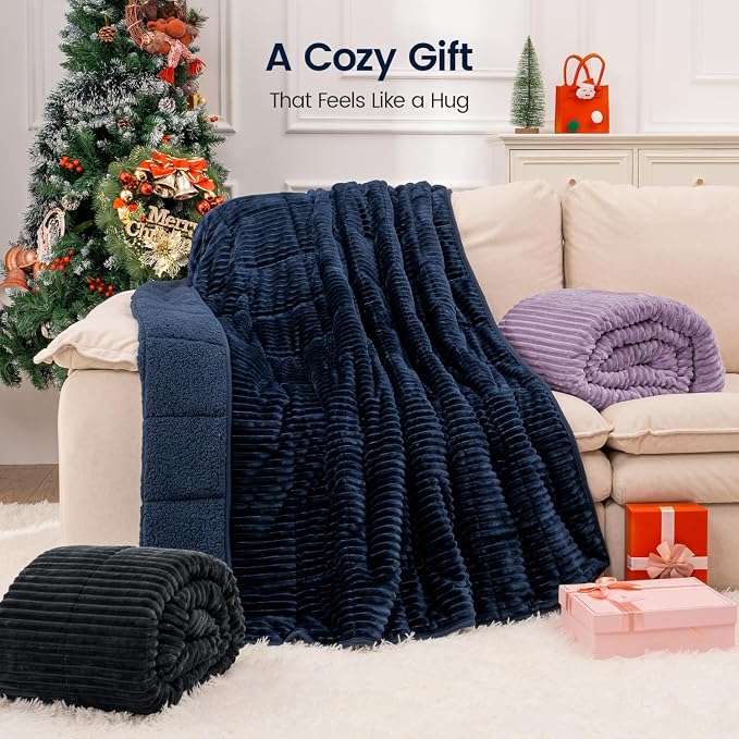 Sherpa Fleece Adult Weighted Blanket - Image 8