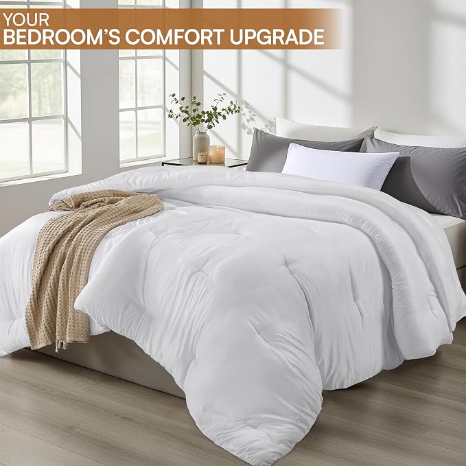 Utopia Bedding Comforters, All Season Duvet Insert, Down Alternative Comforter - Image 3