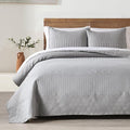 HORIMOTE HOME Grey Twin Size Quilt Set by HORIMOTEHOME