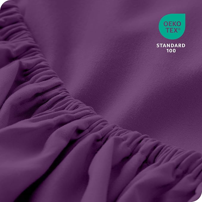 Bare Home 2-Pack Fitted Bottom Sheets Split King - Image 5