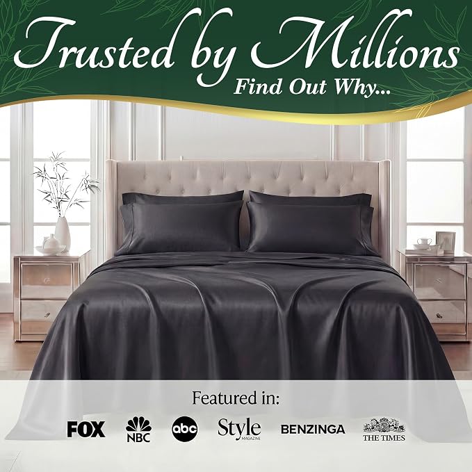 DECOLURE 100% Viscose Derived from Bamboo Sheets Full Size - Image 5