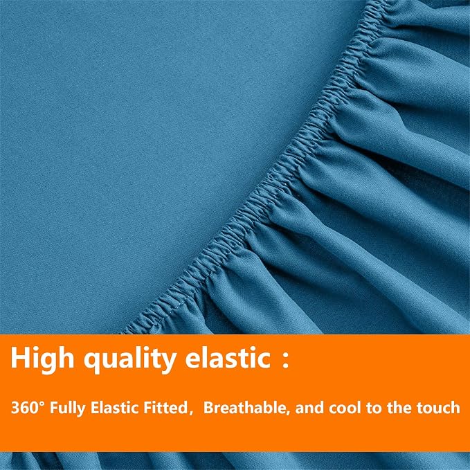 TAIMIT Teal King Comforter Set - Image 6