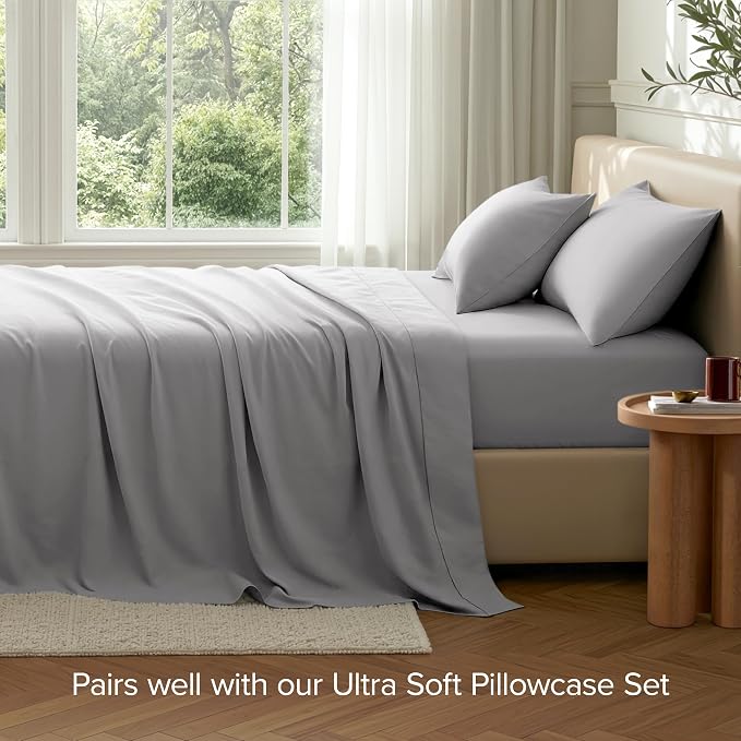 Bare Home King Flat Sheet - Image 7