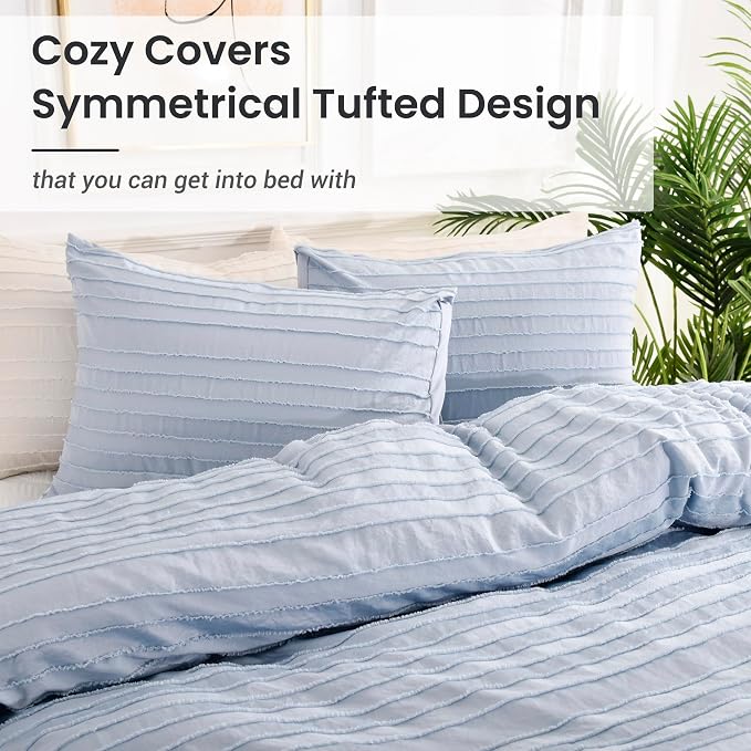 NEXHOME PRO Twin Duvet Cover, Soft and Lightweight 100% Washed Microfiber - Image 6