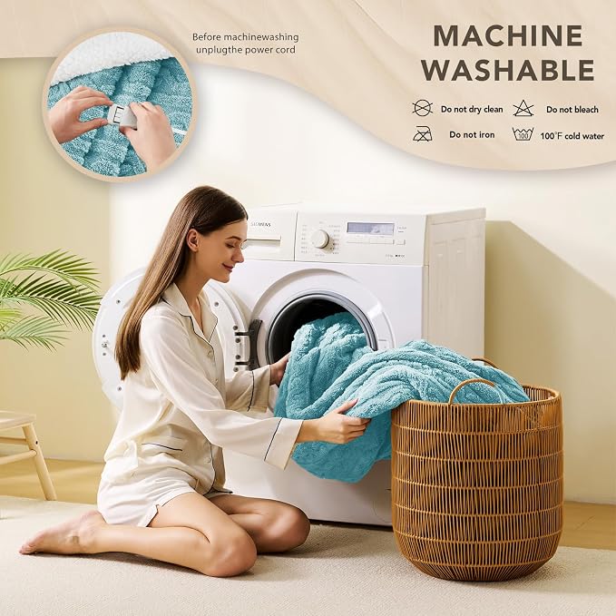 Homemate Electric Heated Blanket Queen - Image 6