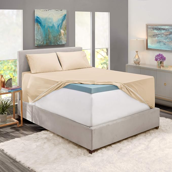 Hearth & Harbor Luxury Soft 6 Piece Bed Sheet Set Extra Deep Pocket Fitted - Image 5