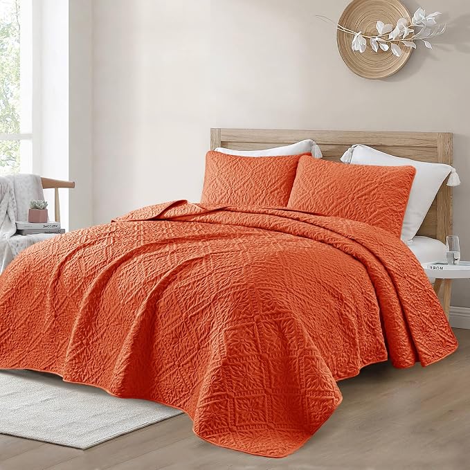 Exclusivo Mezcla Twin Quilt Bedding Set, Lightweight Soft Bedspreads Coverlets - Image 2