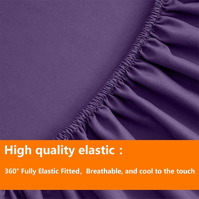TAIMIT Purple Queen Size Comforter Set - Image 6