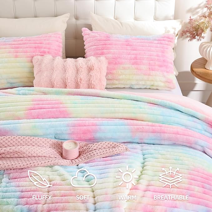Smoofy Fluffy Twin Comforter Sets 2 Pieces - Image 2