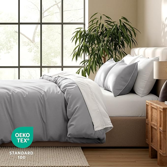 Bare Home Bedding Duvet Cover Oversized King Size - Image 5