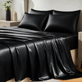 CozyLux Satin Sheets Queen Size Bed Set by CozyLux