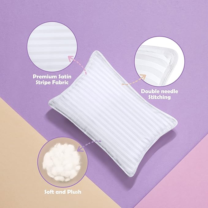 Utopia Bedding Toddler Pillow, 14x19 Small Pillow - Image 4