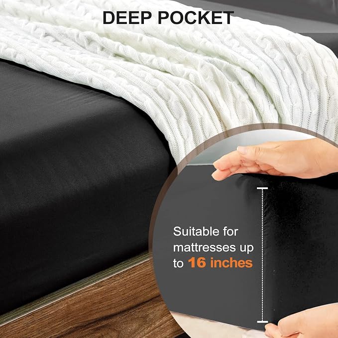 FreshCulture Queen Fitted Sheet Only 2 Pack - Image 4