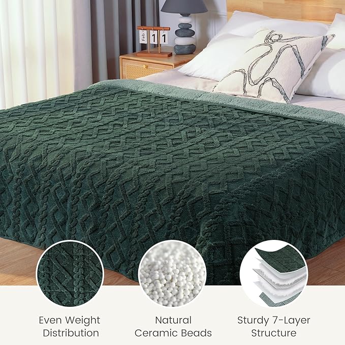Sherpa Fleece Adult Weighted Blanket Great - Image 5