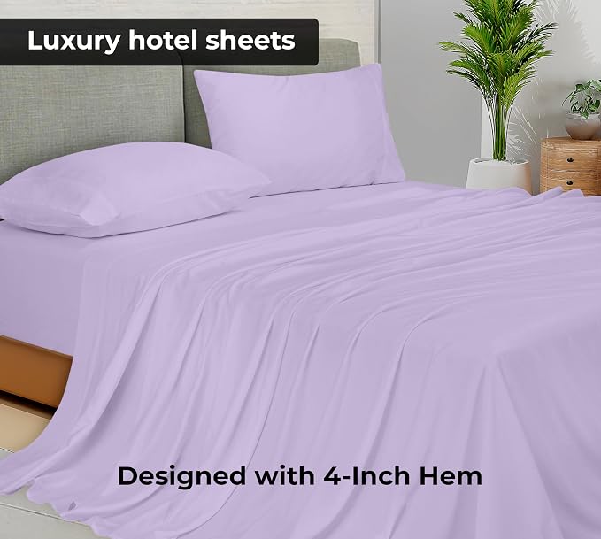 Royale Linens Queen Flat Sheet - Image 2