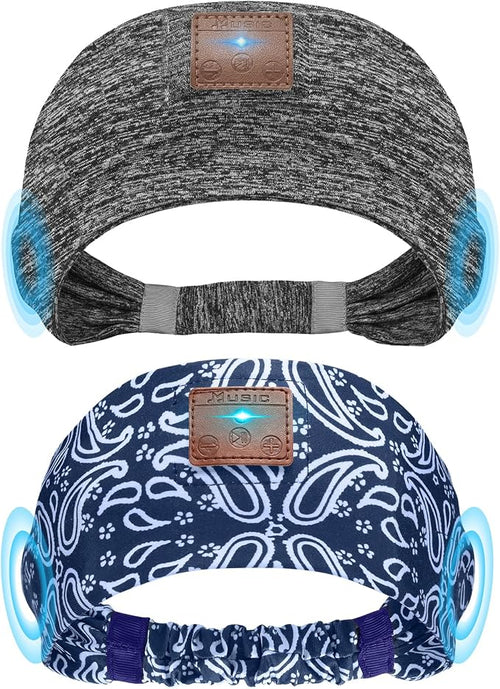 2-Pack Sleeping Headphones, Headband Headphones by Mixiba