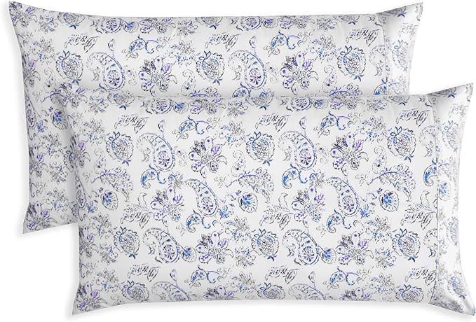 Elegant Comfort Paisley Pattern Pillowcase, 1500 Premium Hotel Quality by ELEGANTCOMFORT