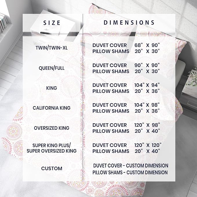 Kotton Culture 3 Pc California King Size Duvet Cover Set -100% Egyptian Cotton - Image 3