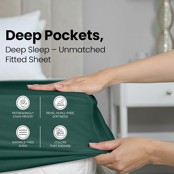 Utopia Bedding Queen Fitted Sheet - Image 4