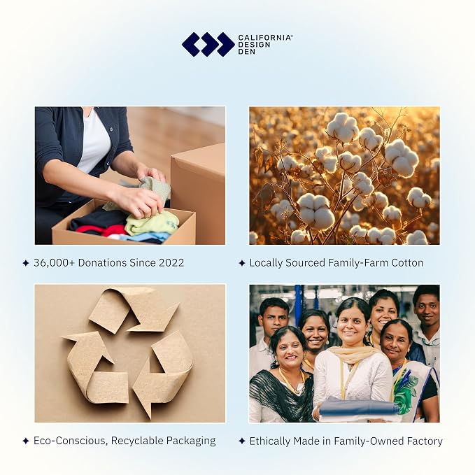 California Design Den Deep Full Size Fitted Sheet, Deep Pocket Soft 400 Thread - Image 8