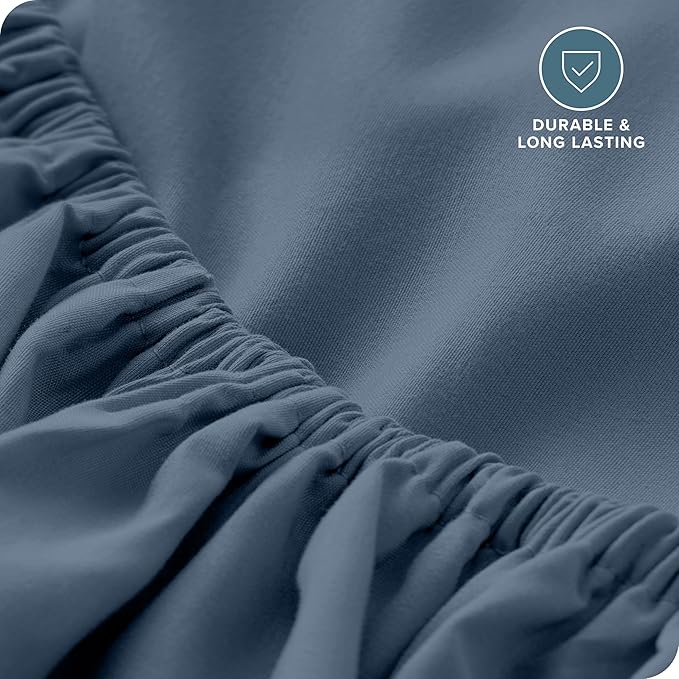 Bare Home Fitted Bottom Sheet Queen Size - Image 5